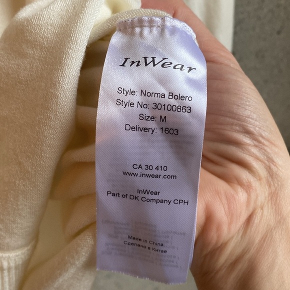 InWear Gold Chain Detail Resort Wear Cardigan - Picture 5 of 7